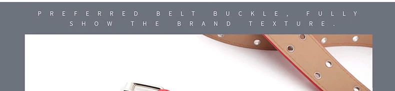 Damengürtel Trend Doppelringgürtel Doppelloch Öse Tülle Lederschnalle Punk Pin Gürtel Freizeitkleid Jeans Gothic Bund – Detail 4