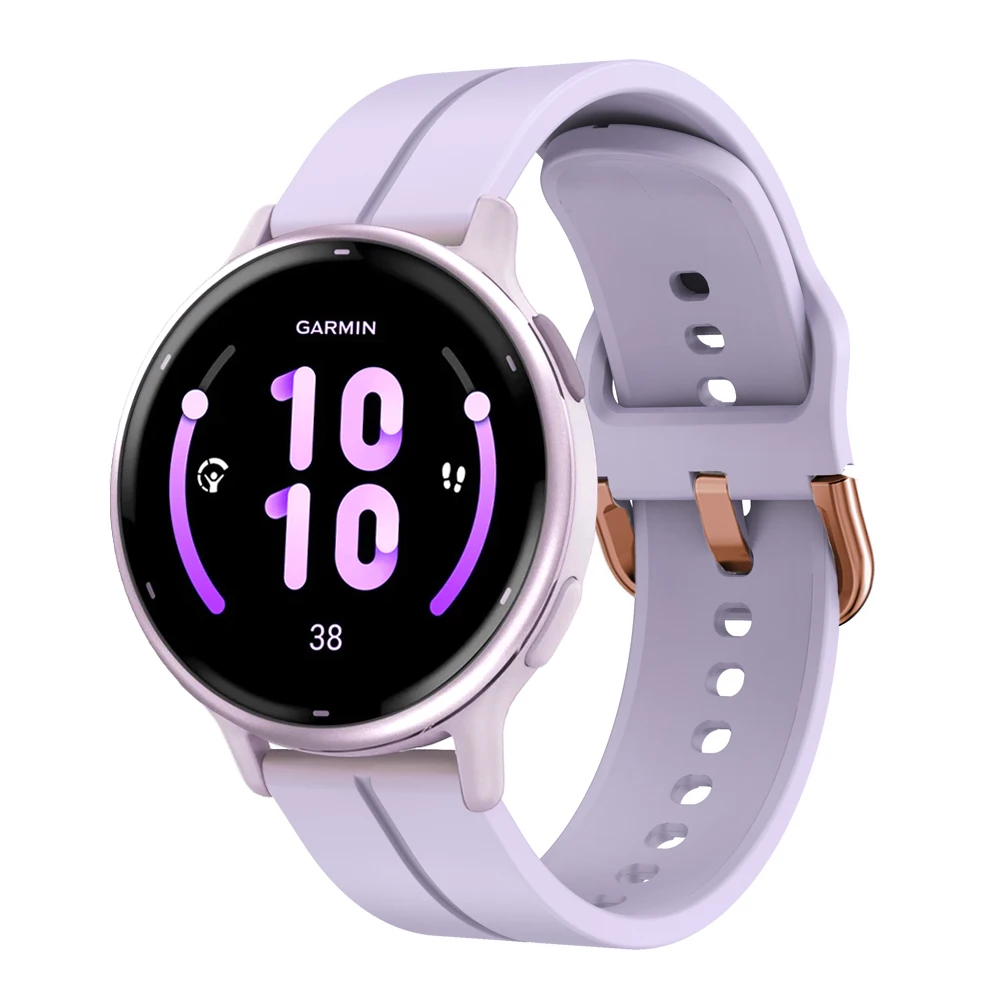 20mm Watch Strap For Garmin Venu/Venu 2 Plus/Venu Sq Forerunner 165 55 Vivoactive 5 3 Approach S42 Smartwatch Watchband Bracelet