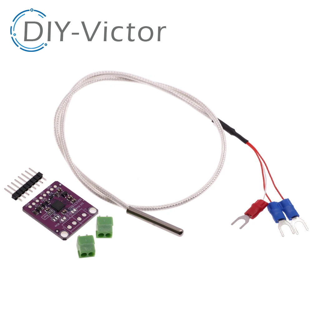 MAX31865 PT100 do PT1000 czujnik przewodów temperatury płyty RTD do przetwornik cyfrowy moduł wzmacniacza 3.3V/5V dla Arduino