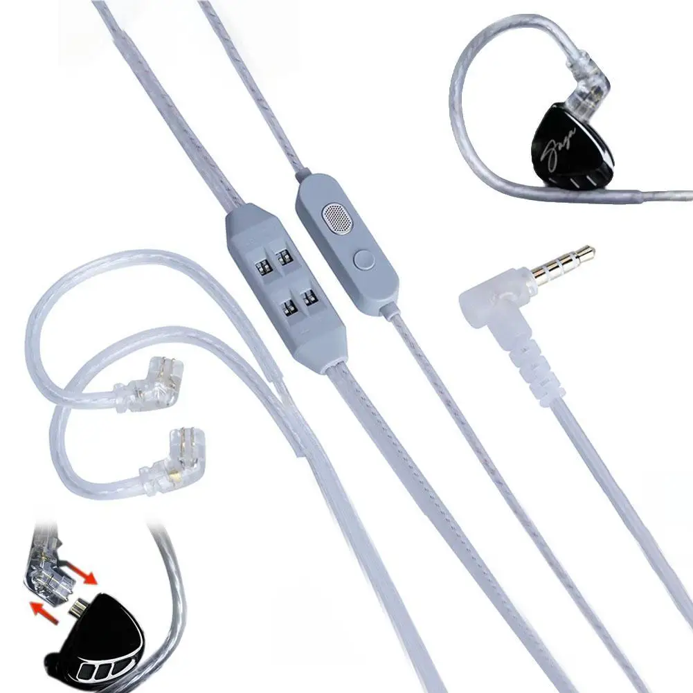 

Headphone Cable 3.5mm Earphone Extension Cords Super-Cardioid Microphone For Gaming Livestreaming Calling Headphone