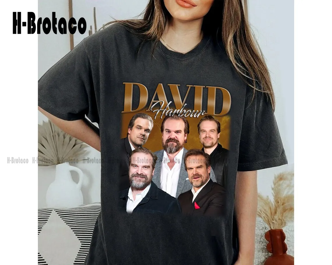 

David Harbour Shirt, David Harbour T-Shirt Vintage Unisex David Harbour Tees