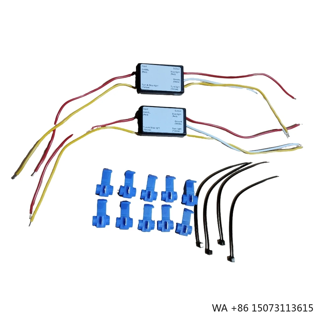 2-to-3 Way Trailer Taillight Converter Universal Connector for Marine Boat Hitch Trailers
