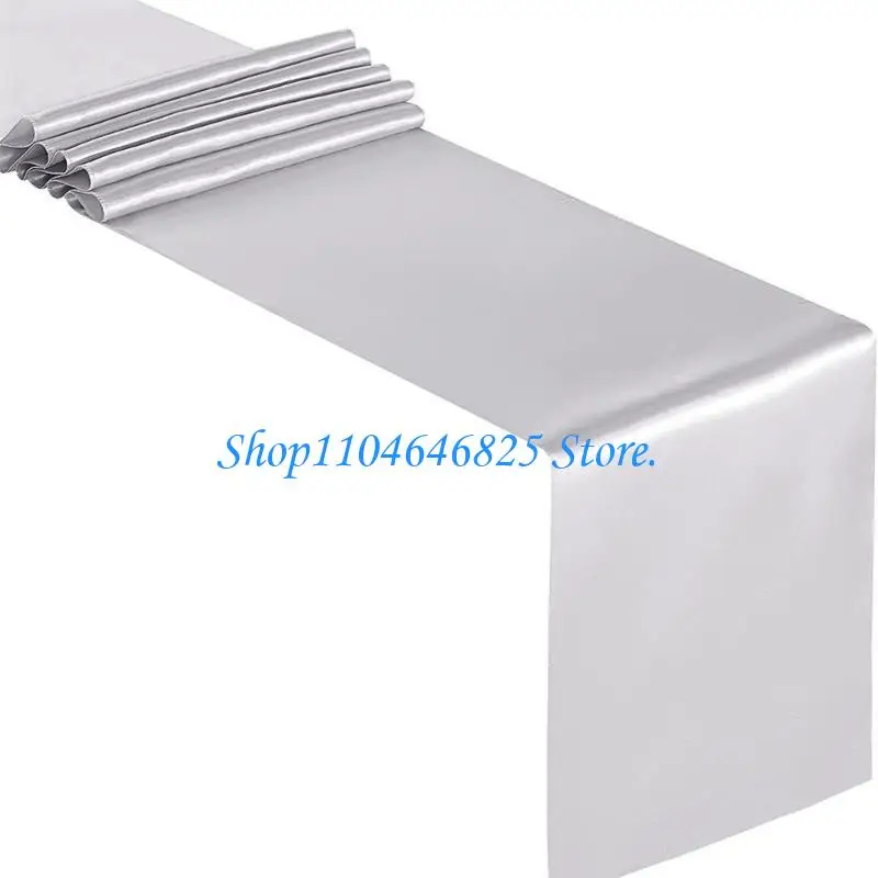 Color Satins Table Runner for Dining Elegance in Weddings and Parties