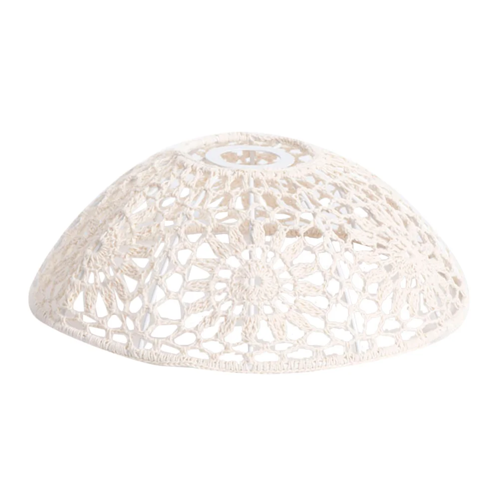 

Bohemian Woven Lamp Shade Cotton Rope Pendant Light Cover For Indoor Home Decor Ceiling Hanging Lamp Replacement Lighting