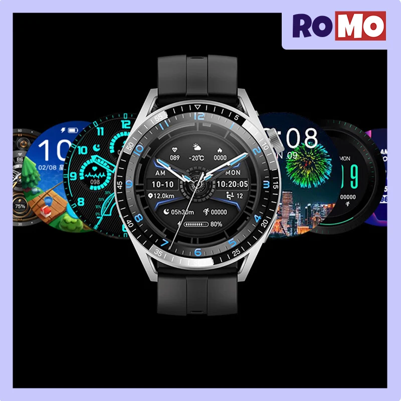 Aigo GT8 Smartwatch Sports Smartwatch Bluetooth Call Sleep Monitoring Nfc Smartwatch Wireless Charging Round Screen Smartwatch