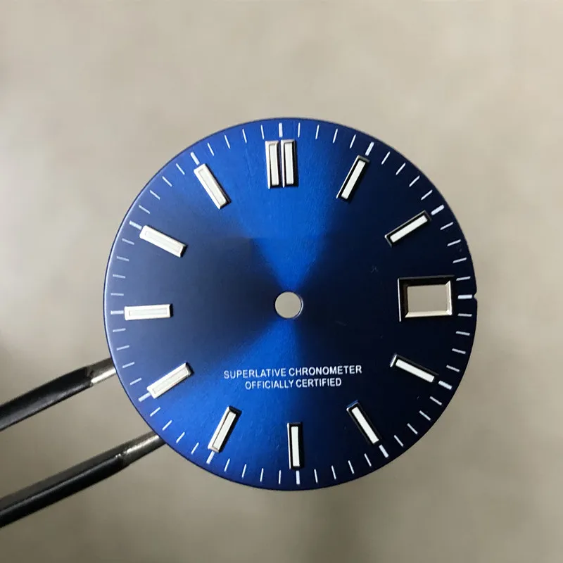 

B18 Modified dial with reflective texture DATE JUST oyster dial suitable for NH35/36/4R36 movements with s and r logo