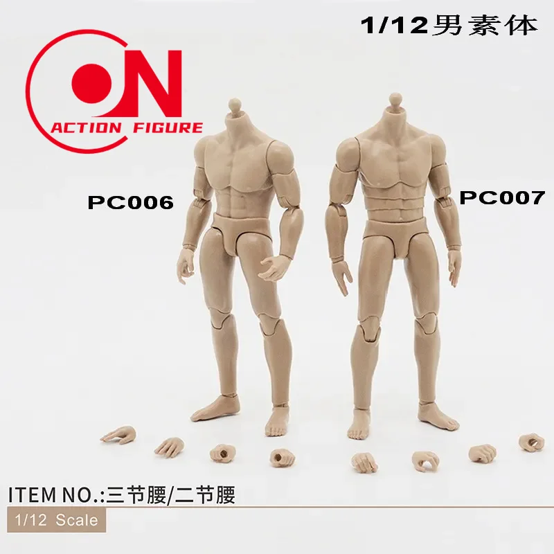 PC006 PC007 1/12 ذكر مشترك الجسم 15 سنتيمتر 2/3 أقسام الخصر سوبر مرنة ذكر الجندي عمل الشكل دمية #2