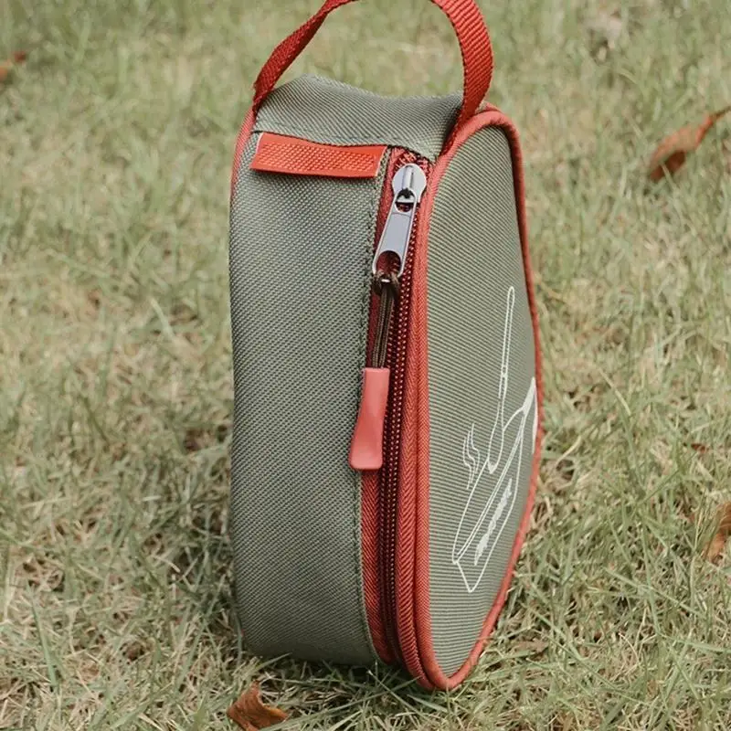 652F Camping Cup Bowl Bag Bag Oxford Cloth Barbecue Table Travel Assing for Case للمشي في الهواء الطلق