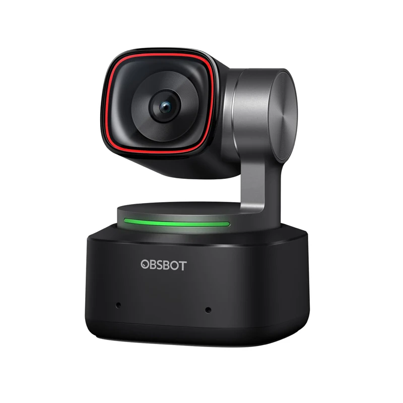 

OBSBOT Tiny 2 Webcam 4K Voice Control PTZ AI Tracking Multi-Mode Auto Focus Gesture Control Web Camera for PC Streaming Meeting