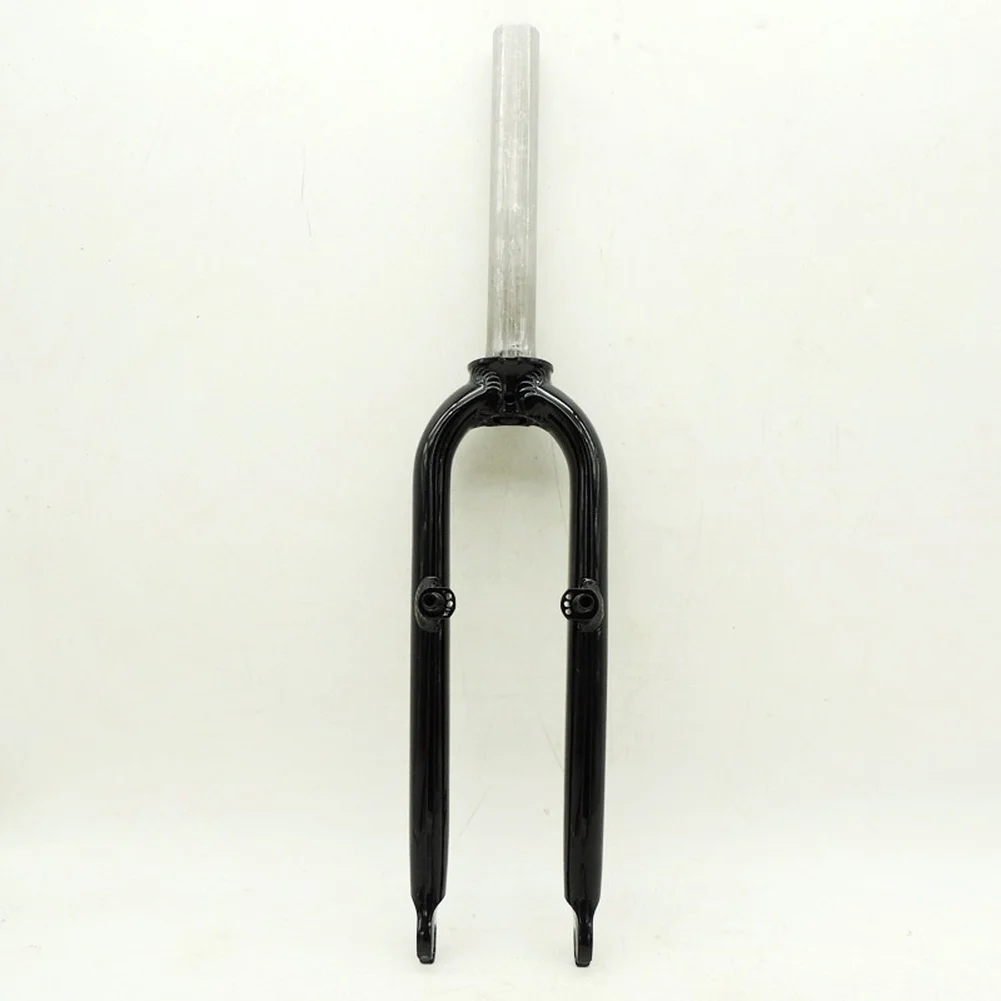

20-дюймовая передняя вилка для велосипеда из алюминиевого сплава, для складных велосипедов, прямая труба 28,6 мм, расстояние между осями V-образных тормозов 74 мм