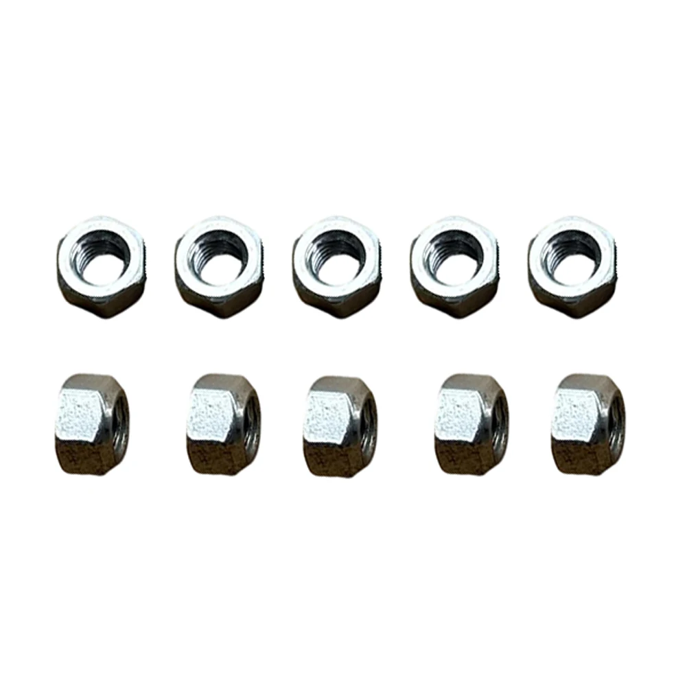 10 Pcs M5 Fastening Lock Nut For MS640 MS311 MS341 MS660 Chainsaw Bar Stud Replacement Hardware Accessories