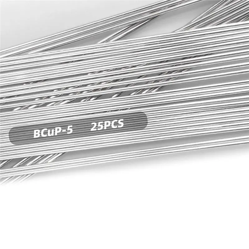 2025 تريند قضبان فوسفور برونزية فضية مستديرة 25 قطعة، لـ HVAC والثلاجة والأجهزة الكهربائية للاستخدام الصناعي #3