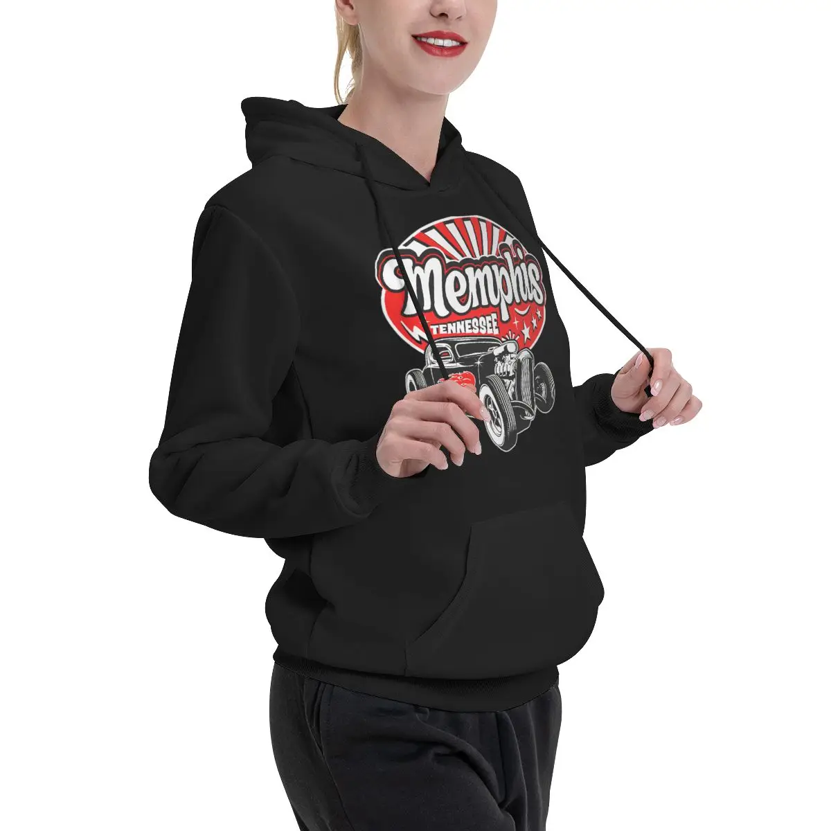 Sudadera con capucha Vintage Rockabilly 50s Hop para parejas, suéter con capucha de terciopelo, ocio Vintage, Sexy, gran oferta