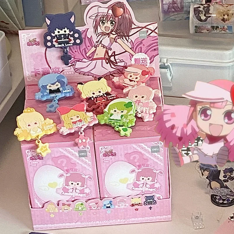 

In Stock Shugo Chara Cartoon Clip Sticky Note Set Series Blind Box Note Acrylic Storage Clip Hinamori Amuanime Merchandise Toy