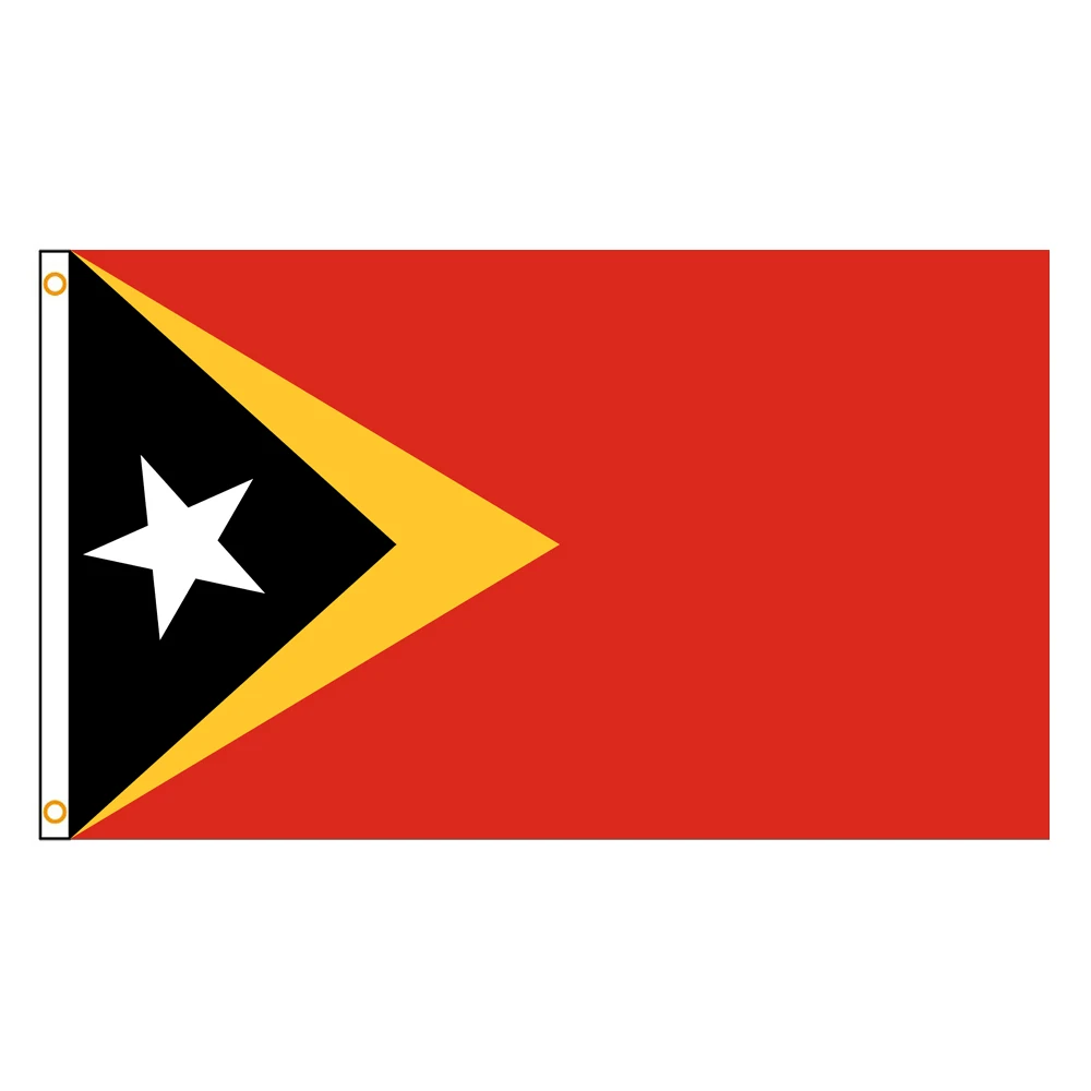 60×90 90x150 120×180CM East Timor Leste Emblem Flag Polyester Printed Banner Tapestry For Decor