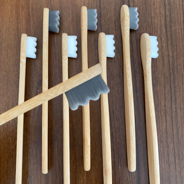 Extra Soft Bamboo Toothbrushes, 20000 Extra Soft Bristle Eco-Friendly, Natural Wooden Organic Micro Nano Bristle Toothbrush