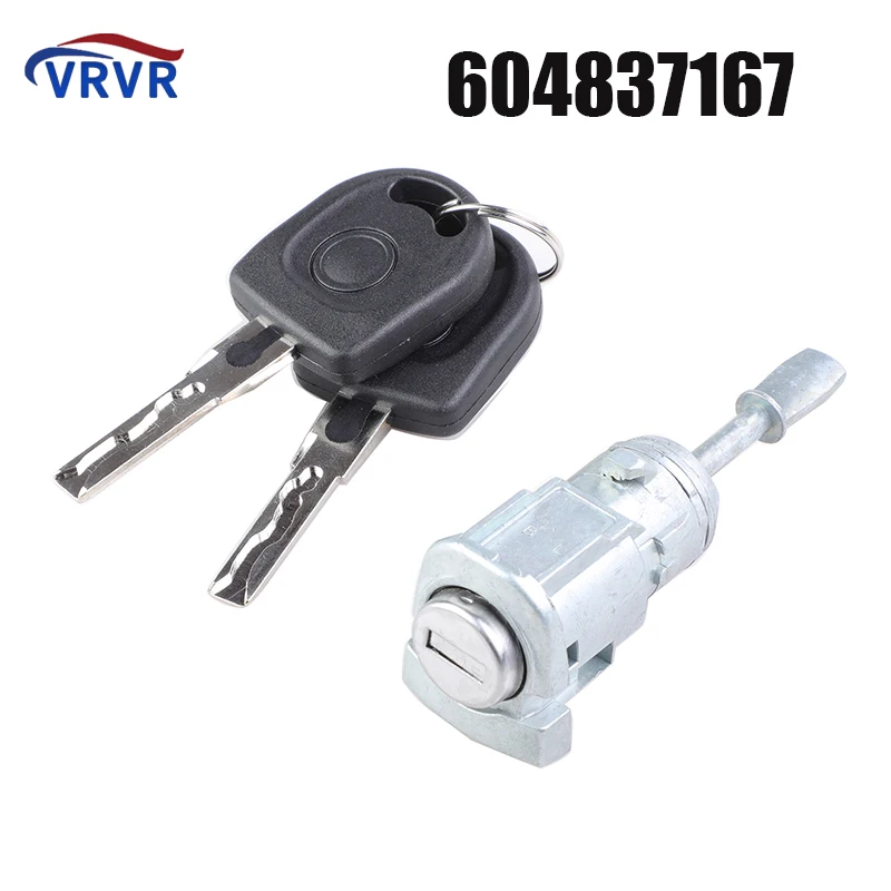 Front Left Car Key Door Lock Cylinder  604837167 For VW Lupo Golf IV 4 Mk4 Bora Jetta Passat Polo 9N