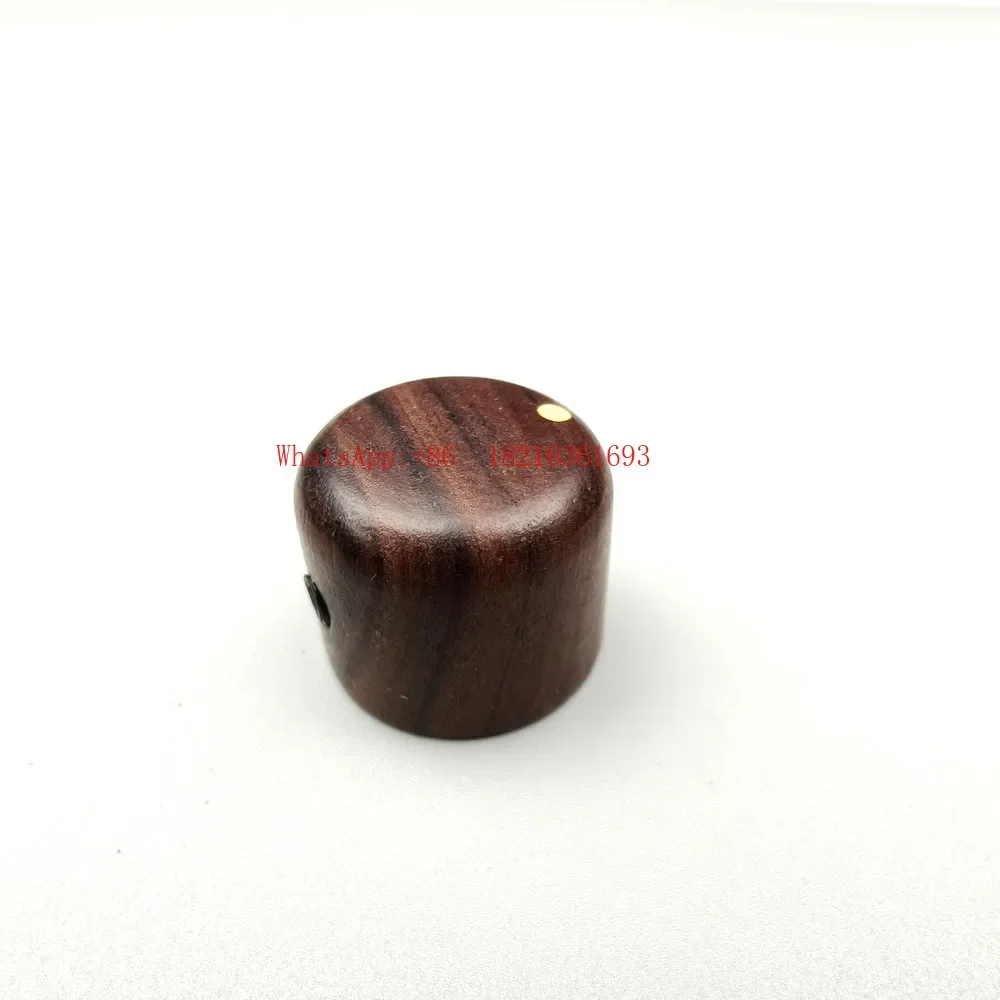 2026GOOD Electric Guitar Volume Tone Wood Knob With Pointer Point Potentiometer Cap, Electric Bass Inner Axis Knob