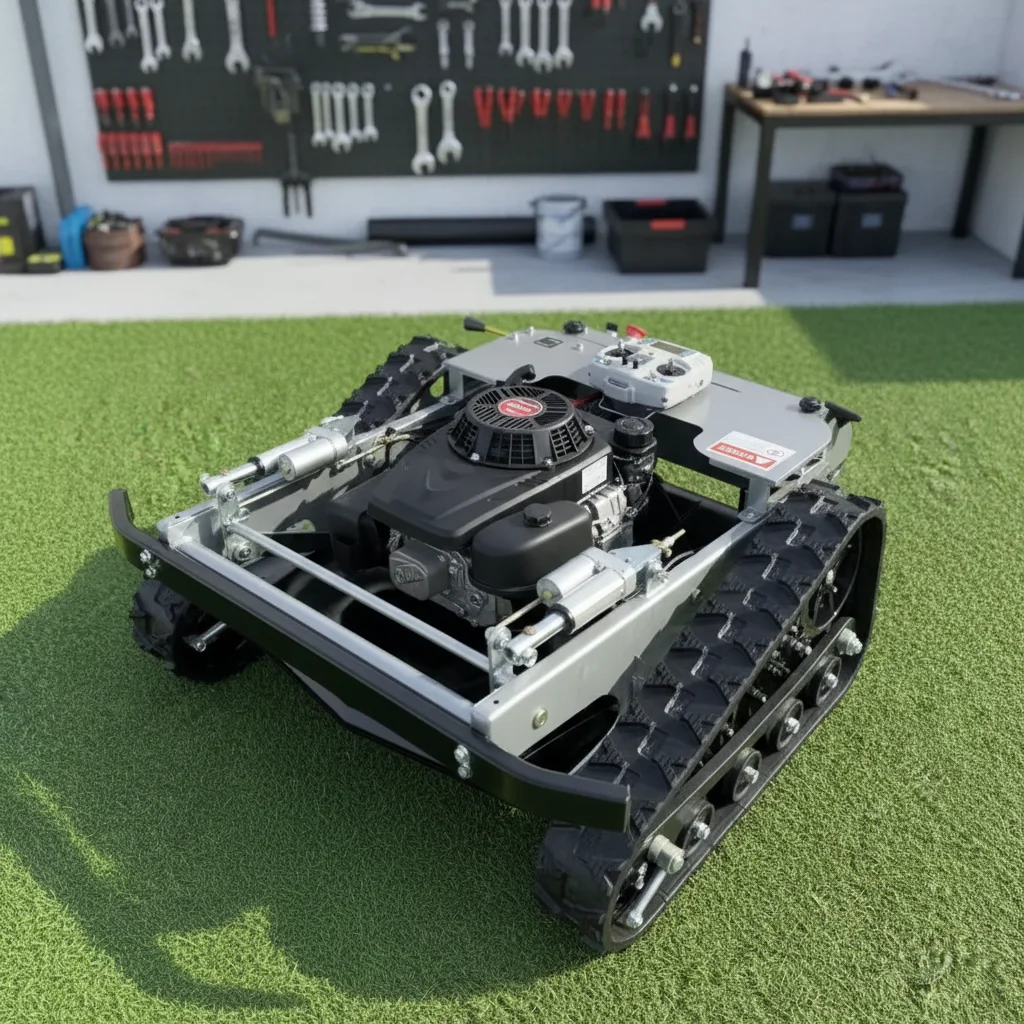 

Customize Wireless Remote Control Crawler Mower Battery Operated for Garden Yard