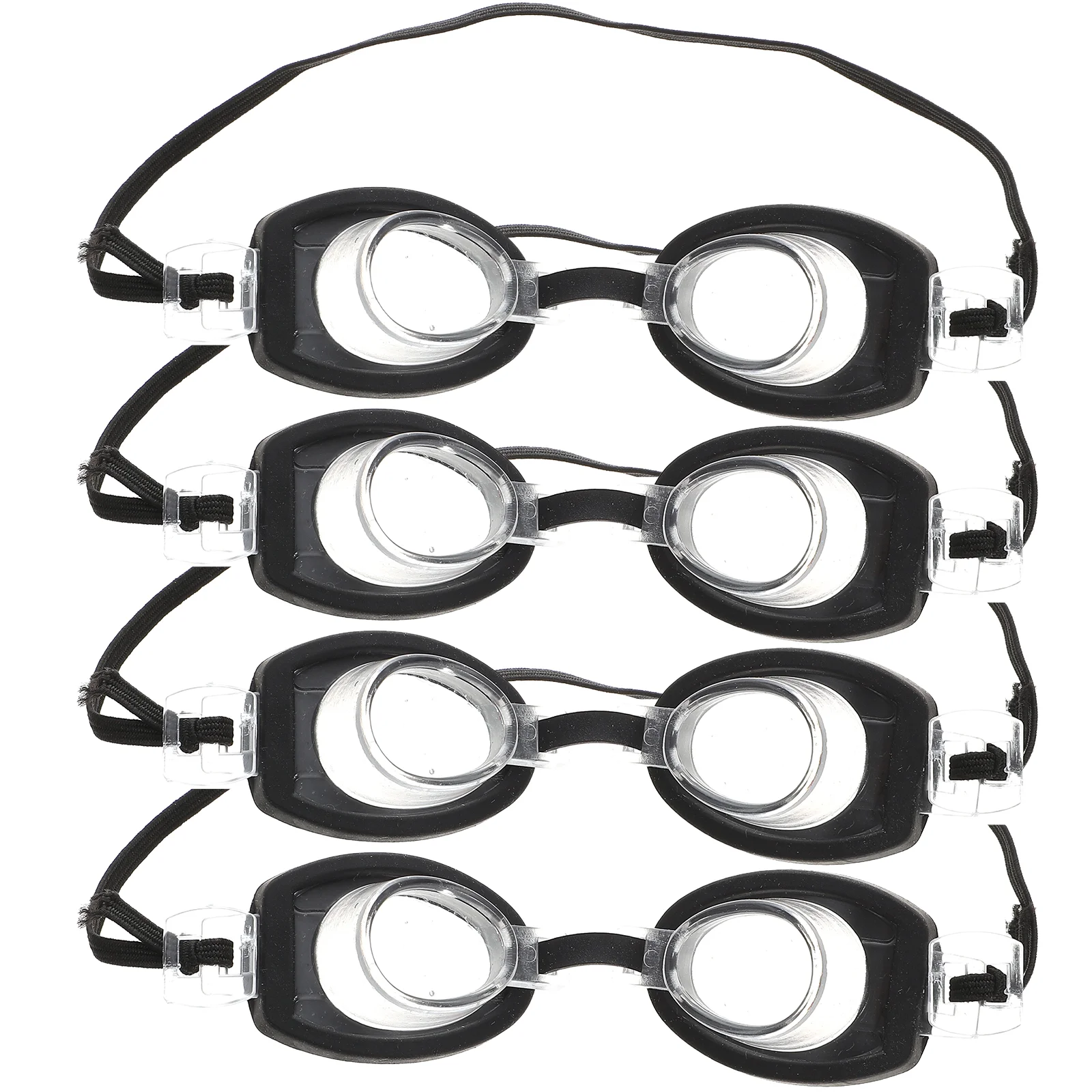 

4 Pcs Baby Accessories Mini Goggles Model Ultraviolet Light Decors DIY Supplies Black Glasses Child