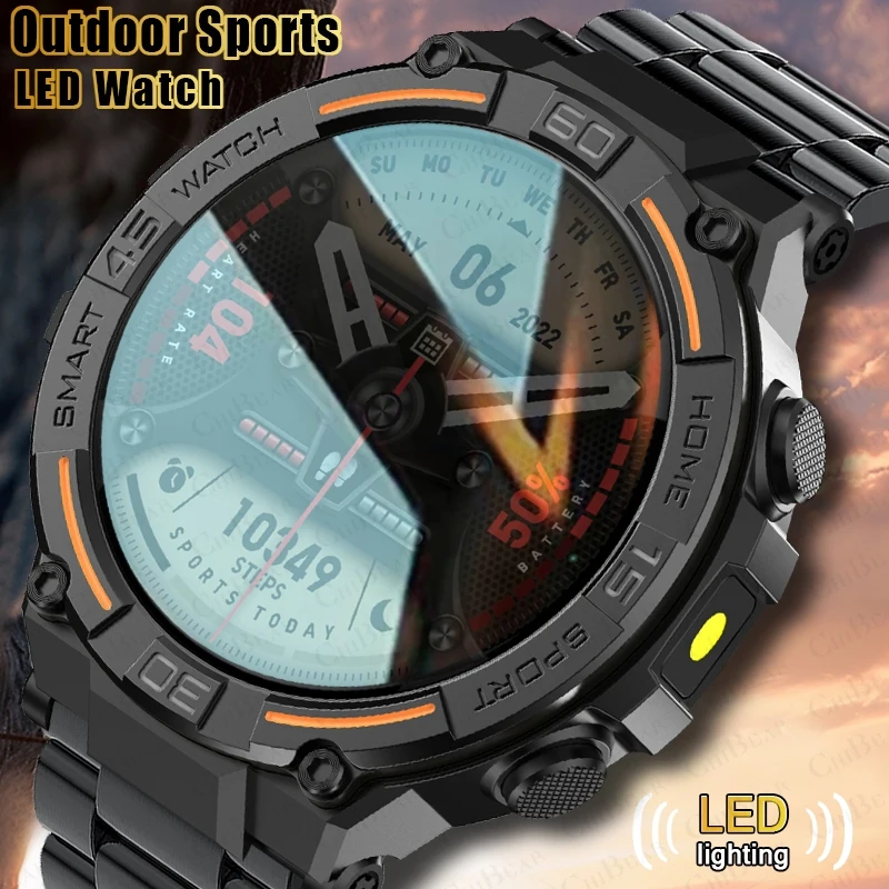 

2025 Новые GPS спортивные умные часы для мужчин 360*360 HD дисплей пульсометр фитнес-трекер IP67 водонепроницаемые Bluetooth умные часы с вызовом