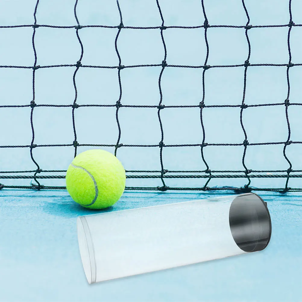 

2Pcs Tennis Ball Storage Tubes Durable PVC Transparent Multi-Function Portable Balls Holder Sports Supply Organizer