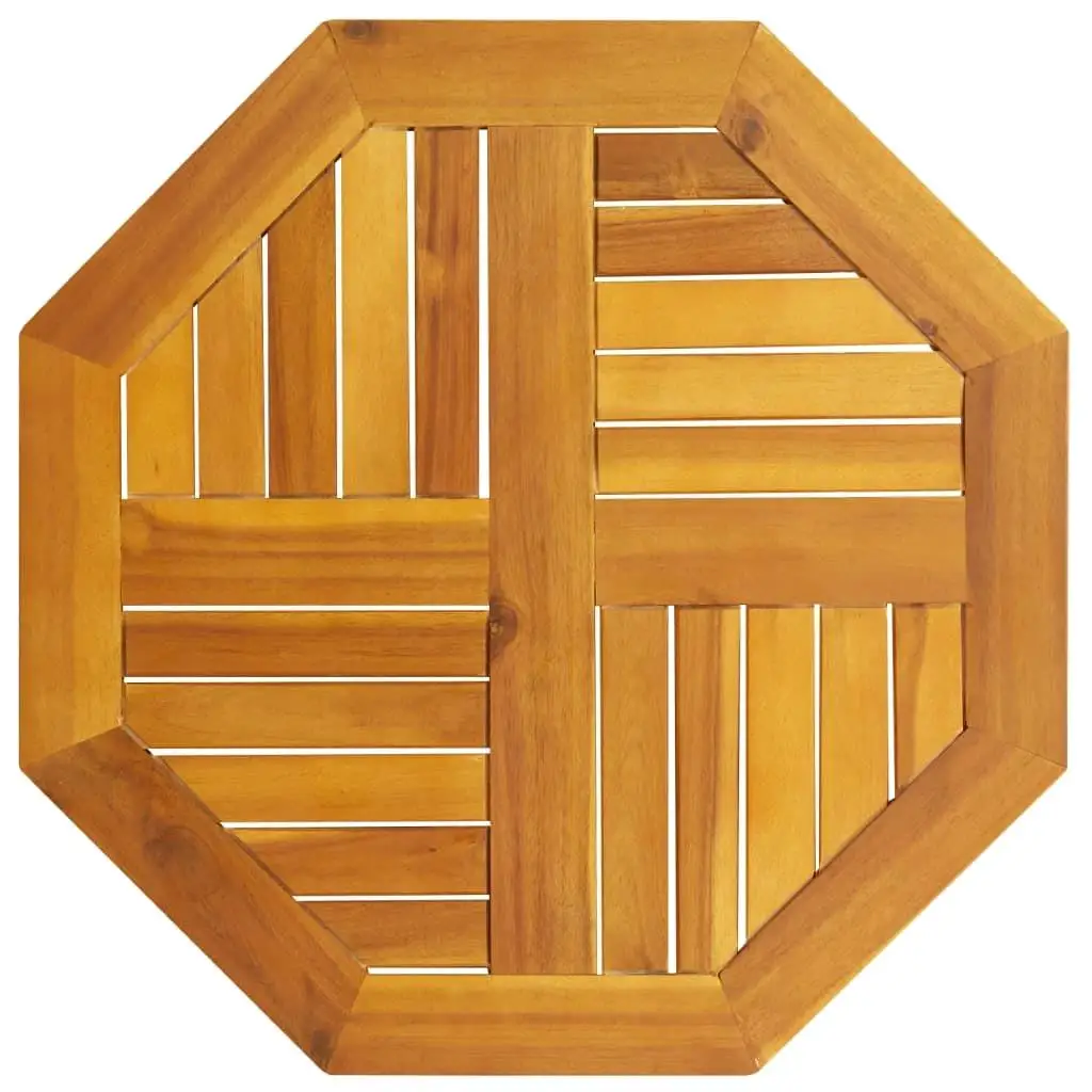 23.6x23.6x0.8 Inch Octagonal Acacia Solid Wood Tabletop for Home Decor