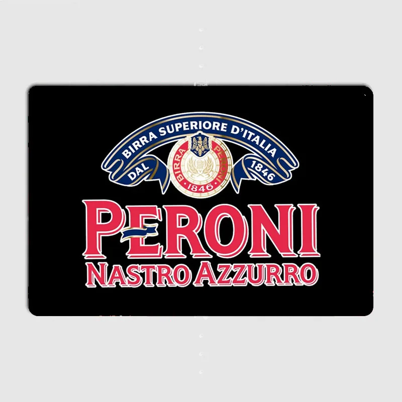 Bestselling Peroni Beer Logo Bar Metal Plaque Poster Retro Custom Automobile Club Wall Art Pub Tin Sign Vintage Home Room Decor