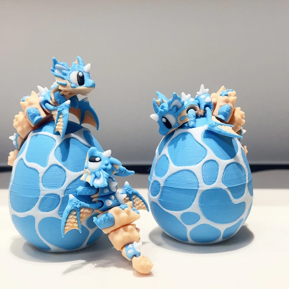 

3d Printing Cute And Silly Sea Dragon And Dragon Egg Models Plastic Ornaments Desktop Decoration Sculptures Ornaments Holiday Gi