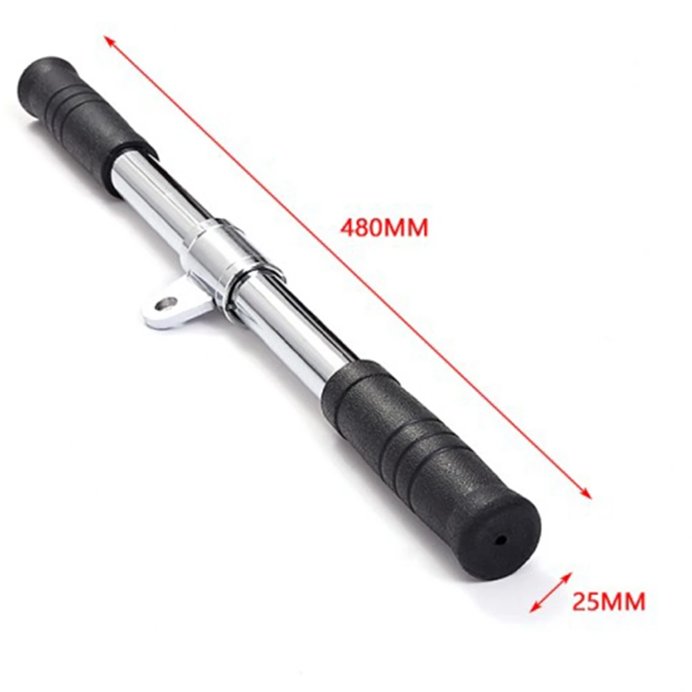 Pull Down Bar Gym Rotating Straight Bar for Cable Machine Attachments Rowing Workout Biceps Home Gym Training Equipment LPY