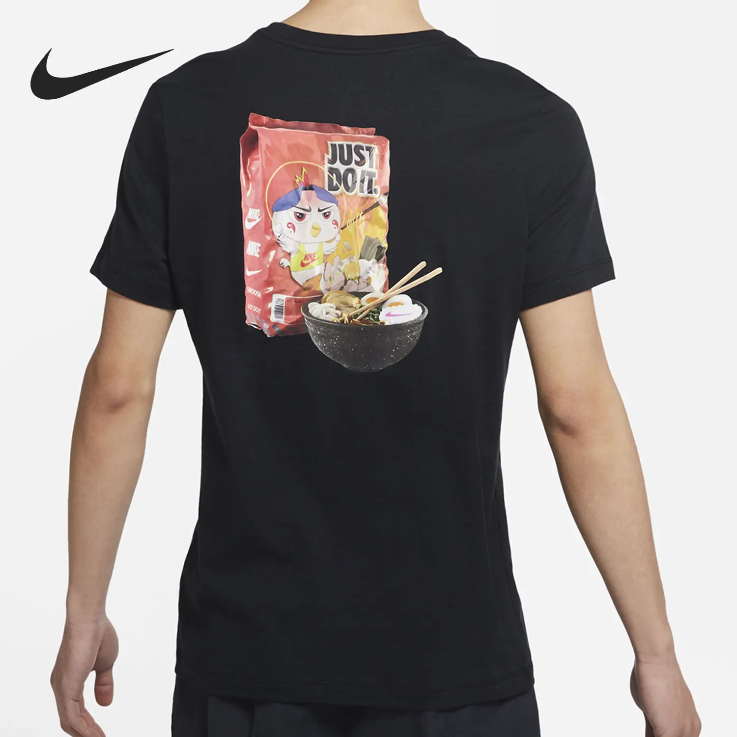 نايك حقيقية الصيف الرجال الرياضة والترفيه جولة الرقبة قصيرة الأكمام تي شيرت DD1323-010 #2