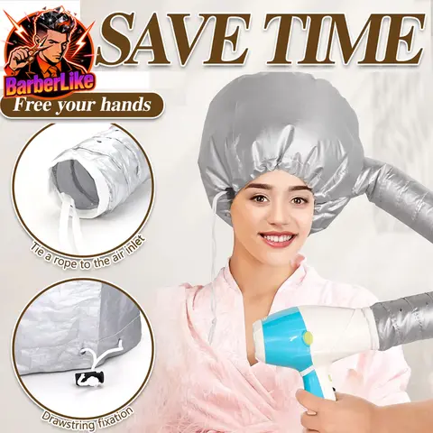1pc Effortless Home Hair Care - Warm Air Bonnet Cap for Quick Drying & Styling - Portable, Energy-Efficient, All Hair Types