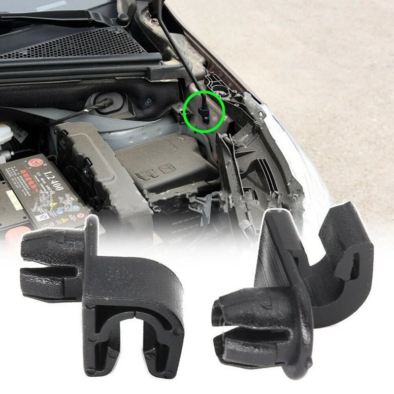 2Pcs Citroen Berlingo C3 C4 C-Elysee For Peugeot 2008 208 301 308 Partner Hood Bonnet Rod Support Stay Clips Retainer 792843