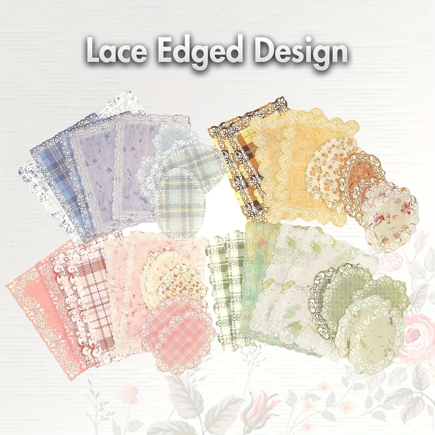 400 قطعة/4 حزمة خمر الأزهار قصاصات ورقية و ملصقات المجلات مجموعة متنوعة غير المرغوب فيه مجلة الحرف مخطط ألبوم الكولاج DIY بها بنفسك