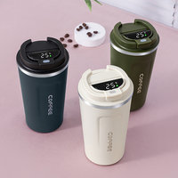 510ML Thermal Mug Coffee Thermos Bottle With LED Smart Temperature Digital Display Vacuum Flask Travel Cup Keep Cold/Hot Portabl