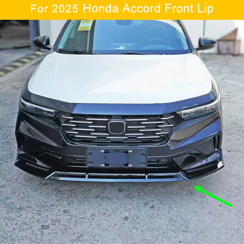 

Suitable for the 2025 Honda Accord Sport Front Bumper Front Lip diffuser ABS material Splitter Front Lip separator Body Kit
