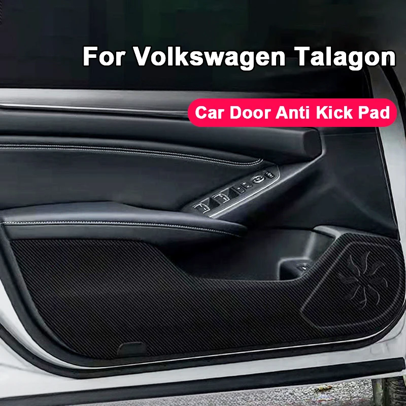 

Car Door Anti Kick Pad Leather Sticker For Volkswagen Talagon 2021-2025 Glove Box Film Anti-dirty Protective Decor Accessories