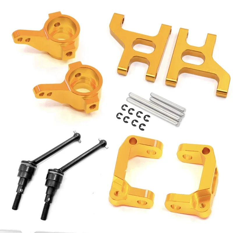 TAMIYA CC01 Set completo parti di aggiornamento braccio oscillante in lega di alluminio C sede tazza dello sterzo albero di trasmissione in metallo