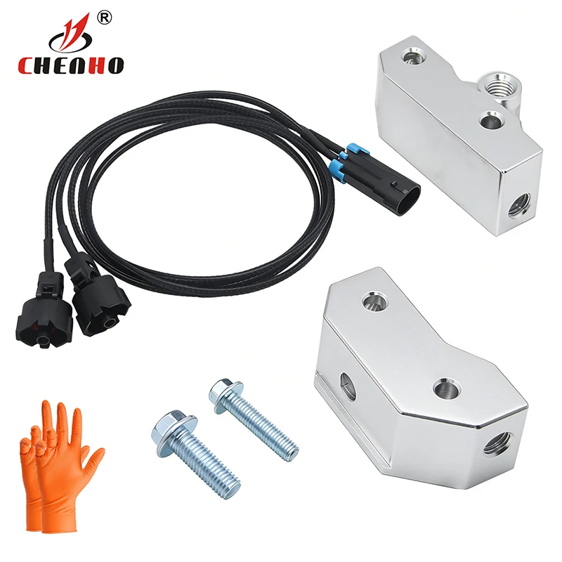 High Quality Knock Sensor Relocation Brackets With Extension Relocation Harness For GM LS Gen 3 Engines LS1 LM7 LR4 LS6 L59 LQ9