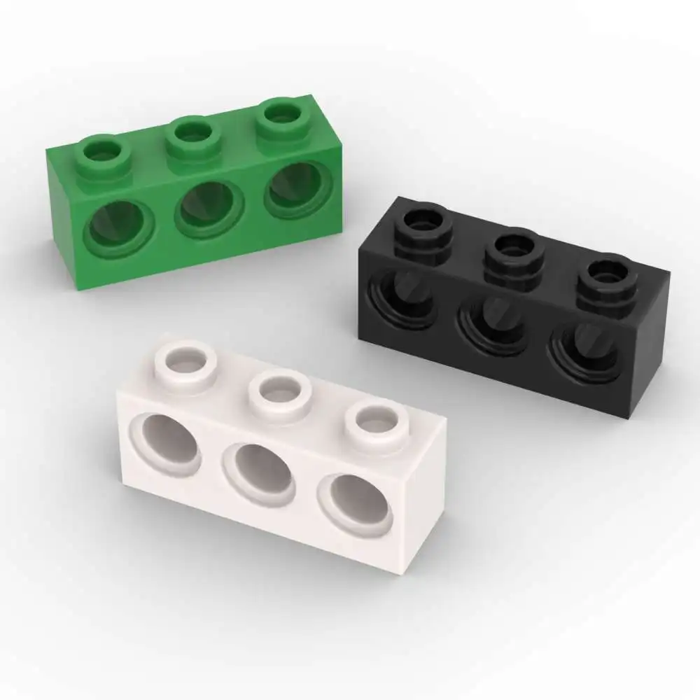 MOC 10PCS 5565 Bricks 1x3 With Holes Building Blocks House Castle Classical Adaptive Brick Toys Adults Boys Special Day Gifts