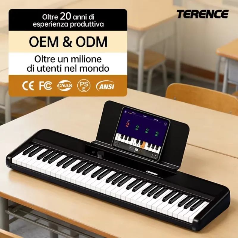 Home Piano, Electronic Keyboard Piano With Standard Piano Keys For Practice