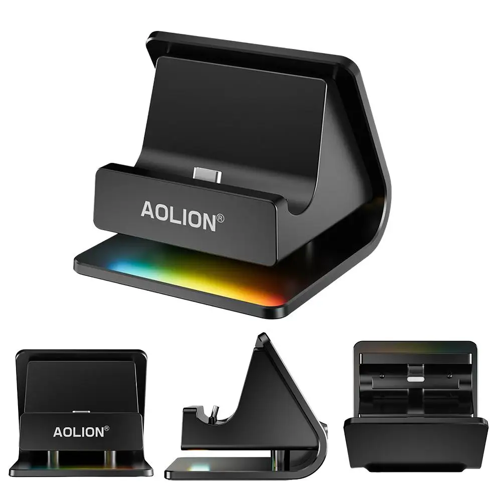 Controller-Ladestation für Nintendo Switch 2, Joycons, tragbare RGB-Basis, Ladestation für Switch 2-Zubehör