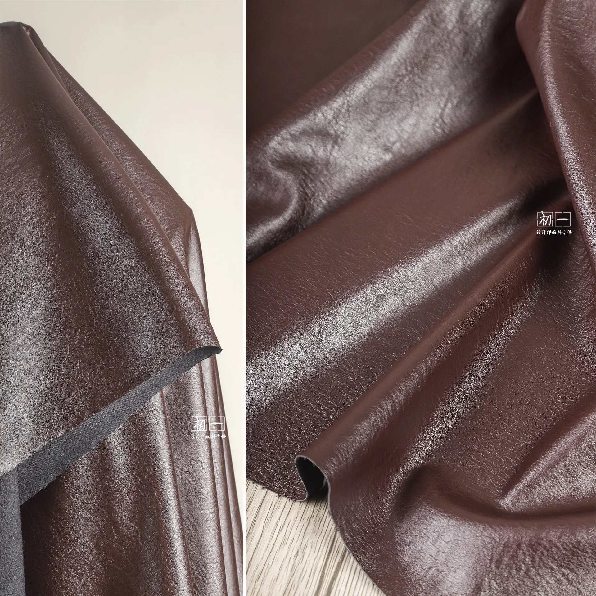 Matte Leather Pattern Texture Leather Fabric Wear-Resistant Waterproof Pu Imitation Leather Coat and Coat Jacket Designer Fabric