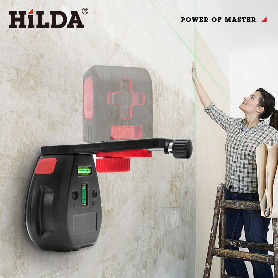 HILDA Drilling Dust Collector Box Laser Level Bracket Dust Collector For Suction L Bracket