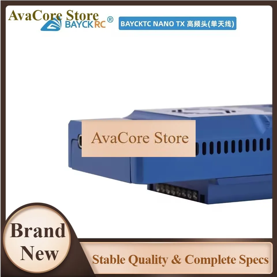 AvaCoreBAYCK Nano Dual Band TX Module 915MHz/2.4GHz ELRS 1W RF Modules Dual/Single Antenna Built-in Cooling Fan For FPV Drone RC