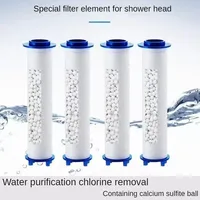 Water Filtration Shower Head Household PP Cotton Filter Bath Anion Water Heater Pressurized Shower Head Accessories 10pcs