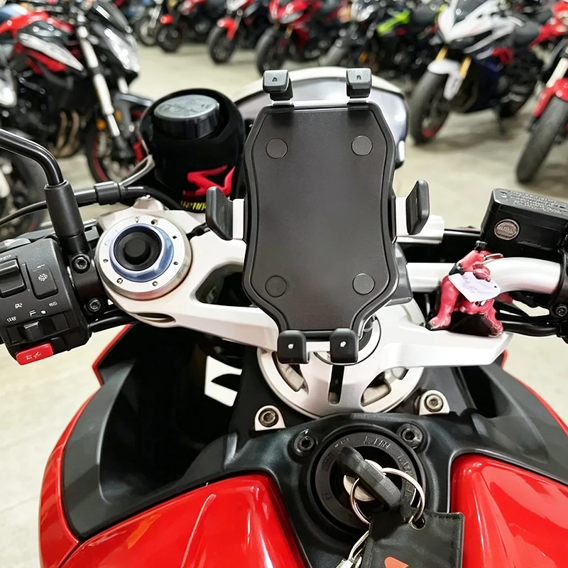 

Motorcycle Bike Phone Holder Handlebar Mount GPS Bracket Shockproof Mobile Phone Stand For Yamaha YZF-R1 R1M/S R6 R6S 2002-2018