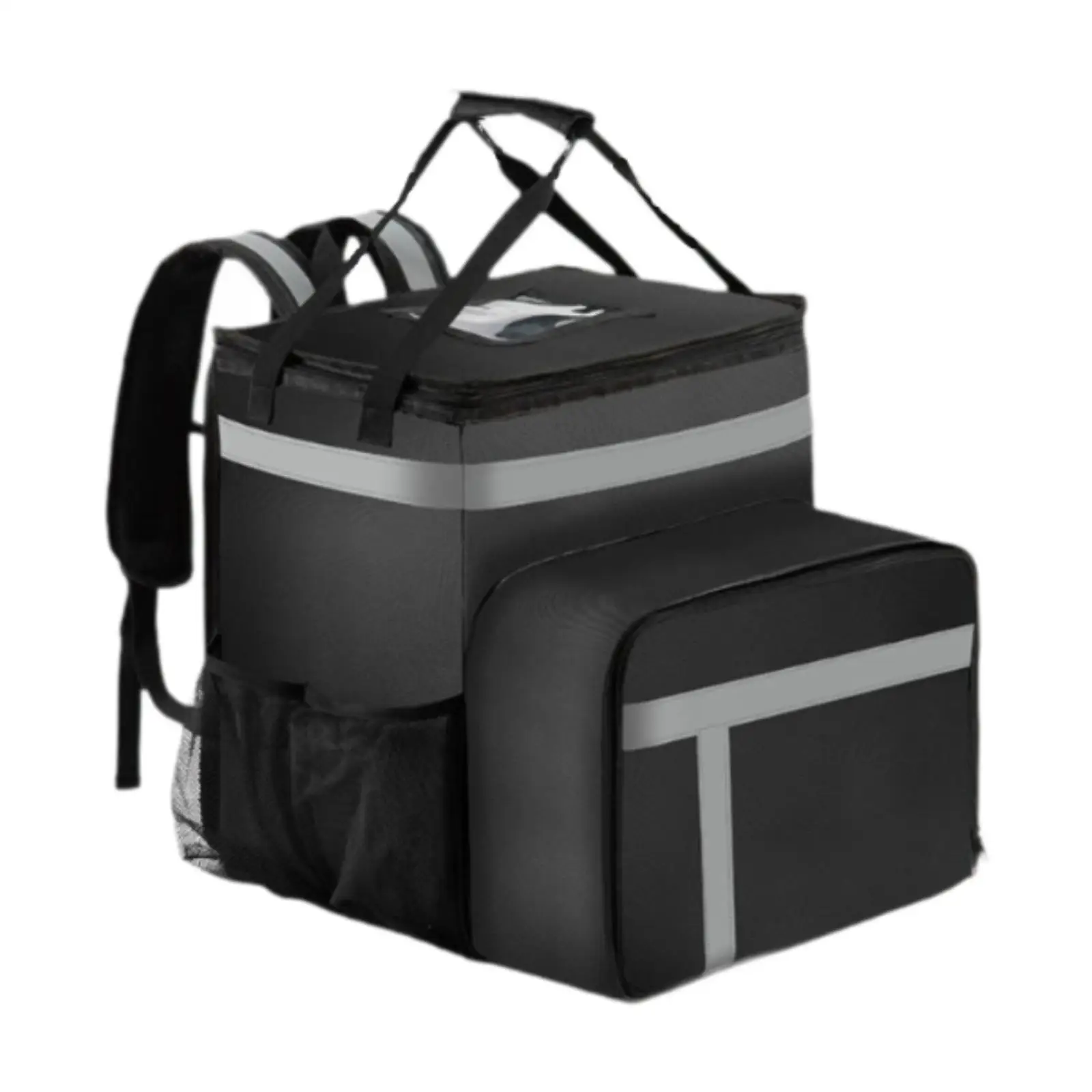 Food Delivery Backpack Reusable Shipping Pack Thermal Large Leakproof Bag for Commercial Catering Camping Hot Cold Eats Beach