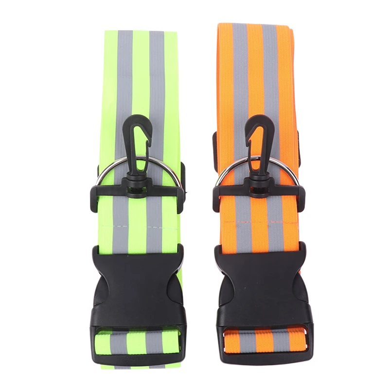 1Pc Reflective Safety Shoulder Belt High Visibility Reflective Elasticated Strip Adjustable Visible Night Safety Reflective Belt