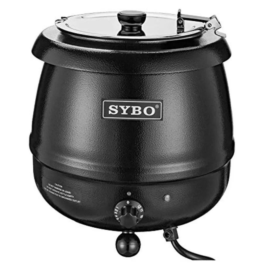 

SB-6000 Commercial Grade Soup Kettle with Hinged Lid and Detachable Stainless Steel Insert Pot for Restaurant and Big Family 10